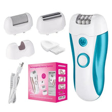 Load image into Gallery viewer, Three-In-One Electric Hair Remover Shaver Women's Special Design Lightweight Portable Hair Removal Device Professional Grade Raz
