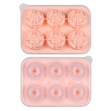Load image into Gallery viewer, Food-grade Ice Mold Food-grade Silicond Rose Ice Tray 6 Compartment Ice Ball Mold for Drinks Chocolate Candy Whisky for Milk
