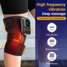 Load image into Gallery viewer, Electric Heating Vibration Knee Pad 360° Wrap Knee Joint Support Brace Thermal Shoulder Elbow Strap with Detachable Control
