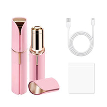 Load image into Gallery viewer, Electric Facial Hair Removal Epilator Eyebrow Lipstick Shape Painless Facial Sensitive Areas Bikini Depilator Shaver Trimmer
