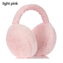Load image into Gallery viewer, Fashion Autumn Winter Earmuffs Women Men Ear Warmer Plush Solid Color Adjustable Foldable Ear Muffs Earflap Earmuffs
