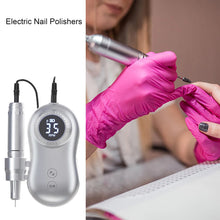 Load image into Gallery viewer, 35000 RPM Electric Nail Polish Drill Mini 2 in 1 Electric Nail File With LCD Display USB Charge Professional Tool

