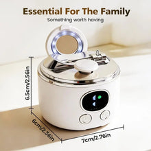 Load image into Gallery viewer, Adjustable Electric Nail Clipper Rechargeable with LED Light Electric Toe Nail Clipper Trimming and Polishing 3-Speed Adjustment
