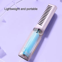 Load image into Gallery viewer, Hair Straightening Brush Rechargable Hot Heating Comb Hair Straight Styler Corrugation Wireless Curling Iron Hair Curler Comb
