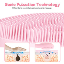 Load image into Gallery viewer, Facial Cleansing Brush High Frequency Vibratioin Lifting Face Massager Electric Sonic Blackhead Pores Washing Brush
