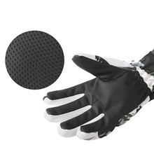 Load image into Gallery viewer, Winter Snowboard Ski Gloves PU Leather Non-slip Touch Screen Waterproof Motorcycle Cycling Fleece Warm Snow Gloves Unisex

