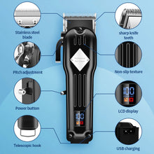 Load image into Gallery viewer, 3 in 1 Professional Electric Hair Clipper and Shaver Set for Barber Men Hair Trimmer Electric Shaver Hair Cutting Machine
