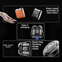 Load image into Gallery viewer, Double Head Mini Electric Shaver LCD Display Powerful Motor Men's Beard Trimmer Comfortable Grip Efficient Shaving
