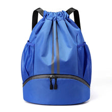 Load image into Gallery viewer, Outdoor Men Sports Bags Large Football Basketball Bag Gym Swimming Drawstring Bag Women Camping Waterproof Shoes Oxford Backpack
