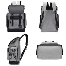 Load image into Gallery viewer, Business Backpack For Men Large Capacity Design Rucksack Multifunctional Nylon Waterproof Luxury Bag Unisex Hold 15.6inch Laptop
