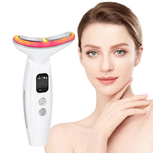 Load image into Gallery viewer, 7 Colours Neck Beauty Instrument, Face Neck Body High-frequency Beauty Massage Constant Temperature Hot Compress
