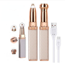 Load image into Gallery viewer, Electric Facial Epilator Hair Removal Shaving Machine Face Depilator Eyebrow Trimmer Bikini Painless Shaver Remover for Women
