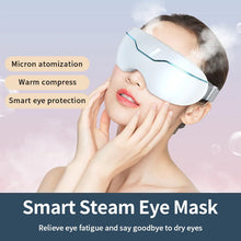 Load image into Gallery viewer, Electric Smart Eye Massager With Heated 2 Modes Steam Massage For Dry Strain Fatigue Pain Relief Sleep Portable Comfortable
