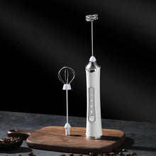 Load image into Gallery viewer, Automatic Rotary Whisk Stirrer Cream Whipper Handheld Small Stirring Stick Black
