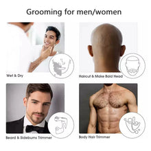 Load image into Gallery viewer, 3 in1 Electric Shaver for Men Wet Dry Electric Razor Facial Beard &amp; Body Trimmer Rechargeable Ball Shaver Pubic Hair Trimmer
