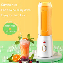 Load image into Gallery viewer, Mini Portable Blender Electric Fruit Juicer Machine for Orange Food Kitchen Small Auxiliary Ice Crushing Household
