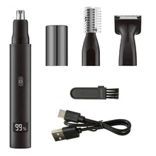 Load image into Gallery viewer, USB Rechargeable 3In1 Electric Ear Nose Hair Trimmer Portable For Men Women Facial Hair Nose Eyebrow
