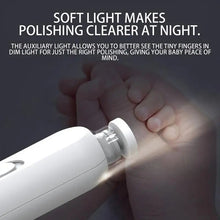Load image into Gallery viewer, Nail Trimmer with Light Electric Light Up 360 Degree Rotating Kids Nail Trimmer Low Noise Children Nail File Nail Clippers
