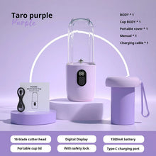 Load image into Gallery viewer, Portable Juicer Household 16 Blade Small Juicer Electric Student Charging Multifunctional Fruit Wireless Juicing Cup
