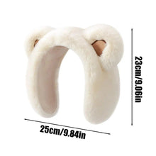 Load image into Gallery viewer, Bear Earmuffs Cartoon Little Bear Warm Earmuffs for Girls Winter Outdoor New Cute Student Warm Ear Protector Ear Cover Headband
