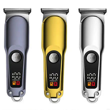 Load image into Gallery viewer, Men Grooming Tool Set High Power Trimming Device with LCD Display Vintage Hair Cutter ABS Texture for Hair Grooming
