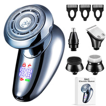 Load image into Gallery viewer, Head Shavers for Men Upgraded 5 in 1 Multifunctional Bald Head Shaver Grooming Kit Cordless Electric Razor for Men Rotary
