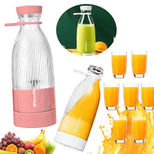 Load image into Gallery viewer, 500ml Portable Wireless Blender 6 Blades Electric Fruit Juicer Machine Personal Blender for Juices Shakes Smoothies
