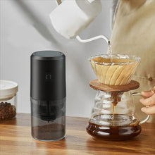 Load image into Gallery viewer, Electric Coffee Grinder Electric Bean Grinder Coffee Machine Portable Home Rechargeable Grinder Kitchen Tool (Black)
