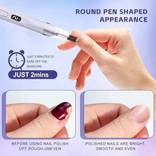Load image into Gallery viewer, Professional Manicure Pedicure Kit Cordless Electric Nail File Set Nail Drill Machine Hand Foot Care Tool for Grind Trim Polish
