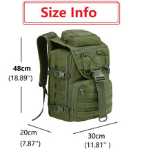 Load image into Gallery viewer, 40L Military Tactical Backpack Army Assault Bag System Bags Backpacks Outdoor Sports Backpack Camping Hiking Backpacks
