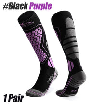 Load image into Gallery viewer, Wool Ski Sock for Men and Women Breathable Sports Socks Long Tube Snow Socks Anti-slip
