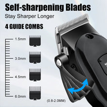 Load image into Gallery viewer, Electric Hair Trimmers Professional Hair Clipper Barber Shop Cordless hair cutting machine Wet Dry haircut shaver
