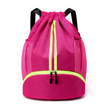 Load image into Gallery viewer, Outdoor Men Sports Bags Large Football Basketball Bag Gym Swimming Drawstring Bag Women Camping Waterproof Shoes Oxford Backpack
