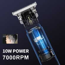 Load image into Gallery viewer, Cordless Electric Hair Clipper for Men Haircut Trimmer USB Rechargeable Cutting Machine Portable Razor Barber Cutter Shavers
