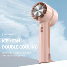 Load image into Gallery viewer, 2000mAh Air Cooler Handheld Fan Rechargeable Mini Fan Portable Air Conditioner Portable Fan for Girls Office
