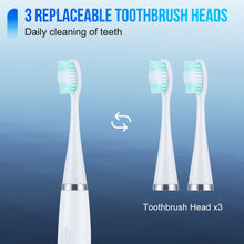 Load image into Gallery viewer, Newest Electric Toothbrushes Dental Scaler for Adults USB Charging Ultra Sonic Tooth Brushes Whitening 3 Brush Heads Smart Timer
