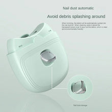Load image into Gallery viewer, Automatic Electric Nail Clippers USB Rechargeable Nail Trimmer Grinder Clipper Cutter Polishing Tools With Light For Baby Adult
