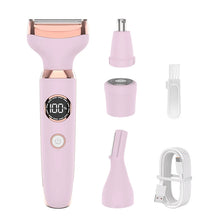 Load image into Gallery viewer, 4-in-1 Multifunctional Electric Hair Removal Device for Women Full Body Shaving and Eyebrow Trimming Device Nose Hair Remover
