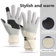 Load image into Gallery viewer, 1 Pair Women Winter Warm Gloves Touch Screen Fleece Lined Windproof Gloves Thicken Warm Snow Gloves for Outdoor Cycling Skiing
