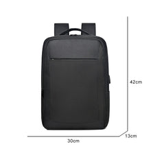 Load image into Gallery viewer, Fashion Men's Backpack Oxford Cloth Waterproof Large Capacity Shoulder Bag Holds 15.6 Inches Laptop Bag With USB Port Rucksack
