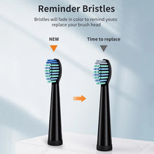 Load image into Gallery viewer, Electric Sonic Toothbrush Rechargeable Electronic Tooth Brushes 5 Brushing Modes IPX7 Waterproof With Replacement Heads
