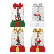 Load image into Gallery viewer, Creative Christmas Gift Box Water Injections Night Lighting Crafts
