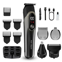Load image into Gallery viewer, Hair Clipper Five in 1 Set Digital Display Electric Push adjustable Shaving Head Carving  Electric Push

