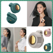 Load image into Gallery viewer, USB Hanging Neck Fan Portable Mute Mini Clip Hanging Waist Electric Fan 900mah Leafless Fan 3 Speeds for Outdoor Camping Fishing
