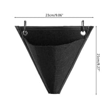 Load image into Gallery viewer, Plants Hanging Bag with Hook Garden Plant Bag Wall Mount Pocket Planter Bag Flower Bag Pot Non-woven Cloth Flower Stand
