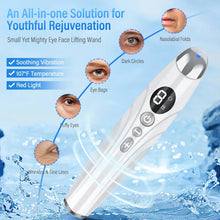 Load image into Gallery viewer, Electric Eye Massager Vibrating Beauty Device Color Light Heating High-Frequency Vibration Wrinkle Removal Eye Care Pen
