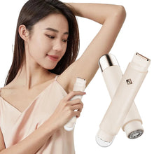 Load image into Gallery viewer, 2-in-1 Bikini Trimmer IPX7 Waterproof Facial Mustache Hair Removal Razor USB Rechargeable Electric Epilator for Women
