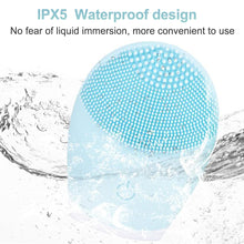 Load image into Gallery viewer, Electric cleanser Facial Cleansing Brush Face Skin Care Tools Waterproof Electric Sonic Cleanser Facial Beauty Massager
