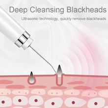 Load image into Gallery viewer, Ultrasonic Skin Scrubber Electric Facial Cleansing Pore Deep Clean Acne Blackhead Remover Peeling Shovel Beauty Machine
