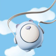 Load image into Gallery viewer, Small Fan Cute Rechargeable Electric Fan Hanging Neck Mute Summer Gifts Mini Neck Fans Cartoon Personal Fans Home Appliance

